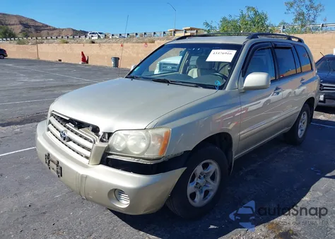2003 Toyota Highlander V6 из США, поврежденный, VIN JTEGF21A630102872